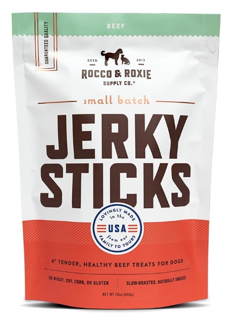 healthy dog treats Rocco & Roxie Supply Co Jerky Sticks for Dogs